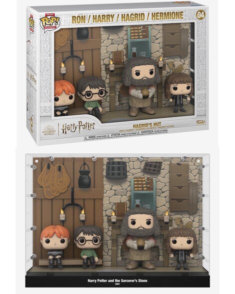 Funko POP! Moment Deluxe: Harry Potter - Hagrid's Hut #4 Figures