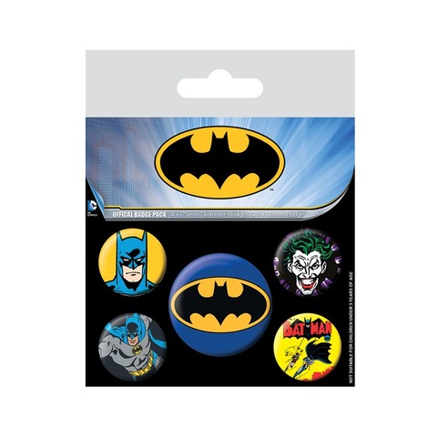 Batman Badge Pack Set (Pack Of 5) - BP80439