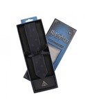 Harry Potter Tie & Metal Pin Deluxe Box Deatlhy Hallows Black - CR1115