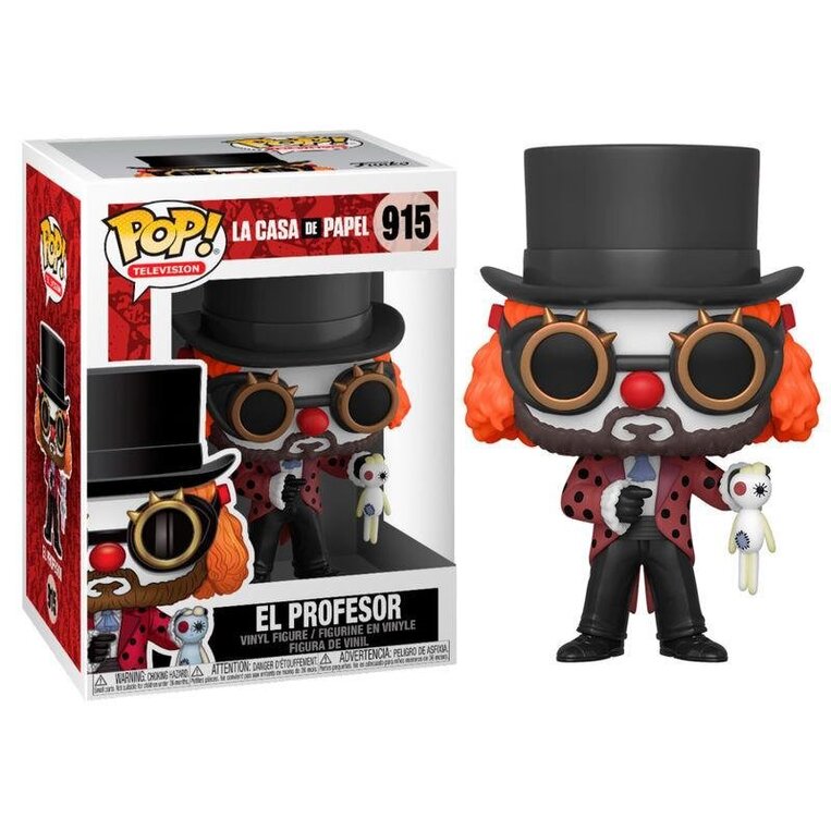 Funko POP! La Casa de Papel - El Professor as Clown #915