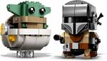 Lego Brickhaedz Star Wars 75317 The Mandalorian & The Child - 75317