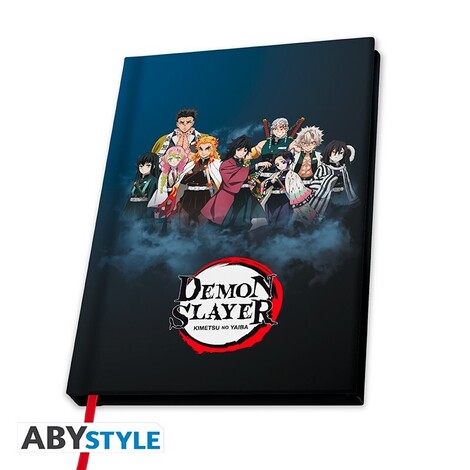 Demon Slayer - A5 Notebook "Pillars" - ABYNOT075