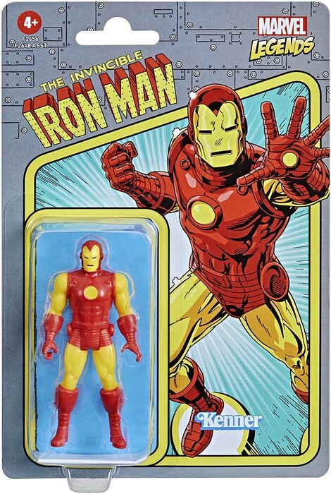 Φιγούρα Marvel Legends: Retro Collection - Iron Man Action Figure (10cm) - F2656