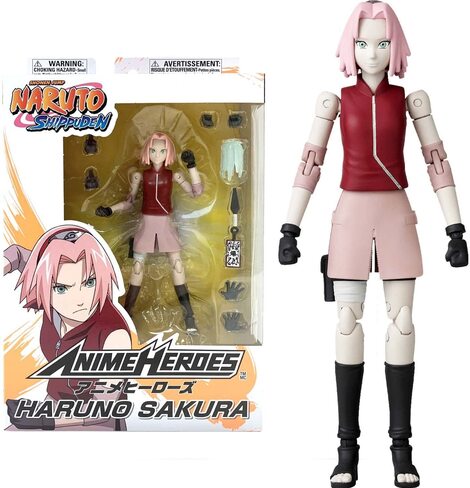 Naruto Shippuden: Anime Heroes - Haruno Sakura Action Figure (16cm) - BA36909