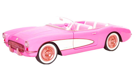 Barbie The Movie Αυτοκίνητο Ροζ Κάμπριο Corvette - HPK02