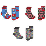 Marvel Avengers Assorted Pack 3 Socks Adult 39-45 - NW1065