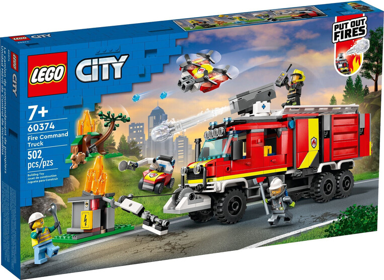 LEGO City Fire Command Truck - 60374