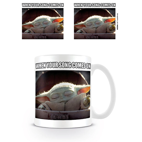 Star Wars: The Mandalorian (Song Comes On) 315ml White Mug - MG25846C