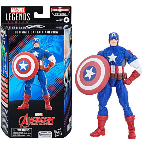 Marvel Legends Action Figure Puff Adder BAF: Ultimate Captain America 15 Cm - F6616