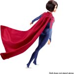 Barbie Doll Supergirl from The Flash Movie Wearing Red and Blue Suit with Cape - HKG13