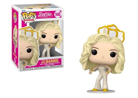 Funko POP! Barbie The Movie - Gold Disco Barbie #1445 Figure