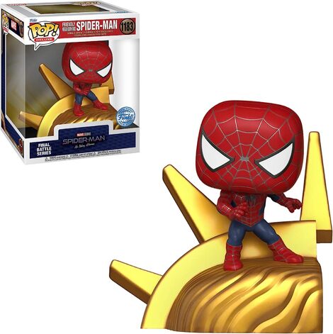 Funko POP! Deluxe: Spider-Man No Way Home - Friendly Neighborhood Spider-Man (Final Battle Series) #1183 (Exclusive) Figure