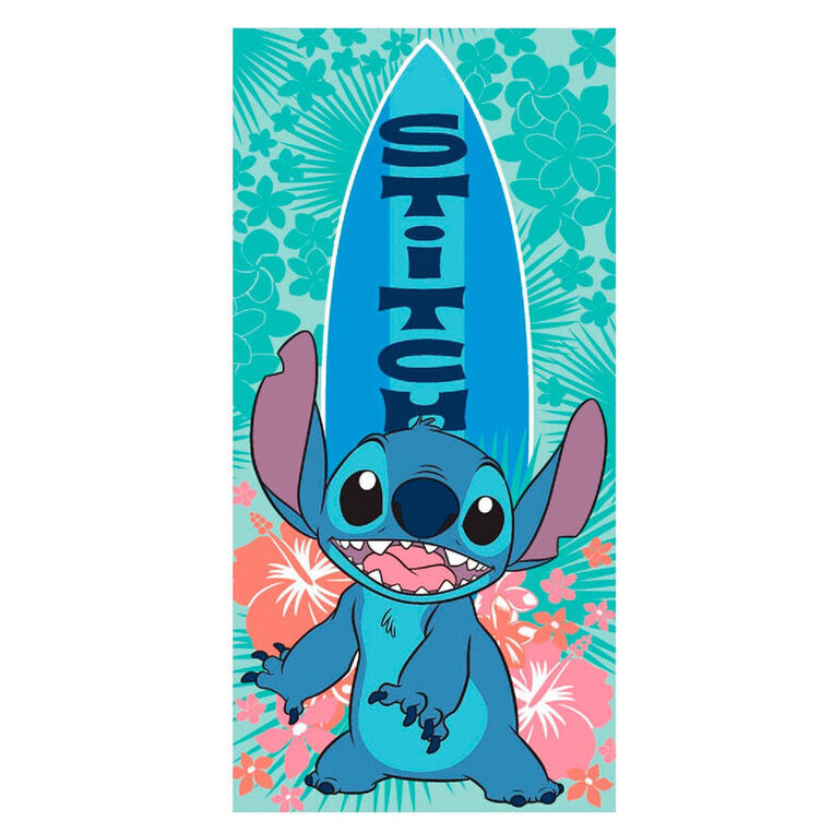 Disney Stitch Cotton Beach Towel 140x70cm - 23LIL-TO17