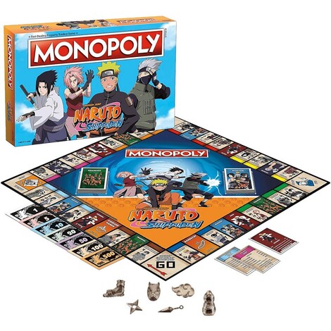 Monopoly Naruto Shippuden Edition Board Game - WM00167-EN1-6