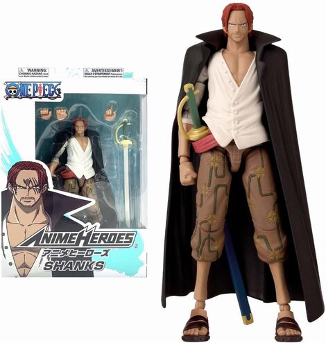 One Piece Anime Heroes Shanks Action Figure - BA36935