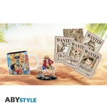 One Piece - Pck Mug 320ml + Acryl® + Postcards "Luffy" - ABYPCK283