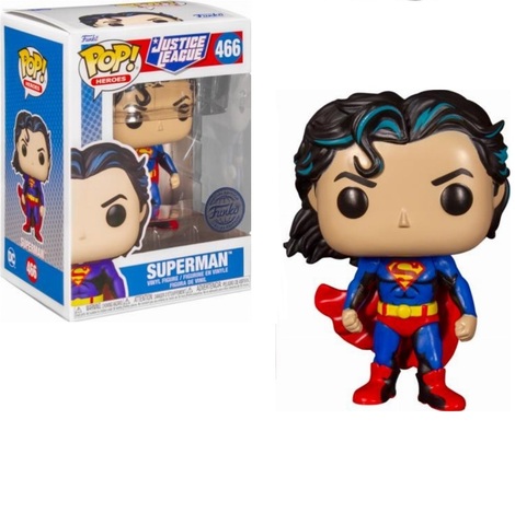 Funko POP! DC Heroes: Justice League - Superman #466 (Exclusive) Figure