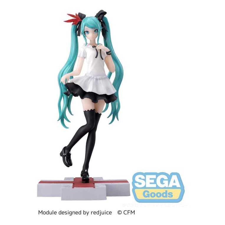 Hatsune Miku: Project DIVA MEGA39's Luminasta PVC Statue Hatsune Miku -Supreme- 18 cm - SEGA52953