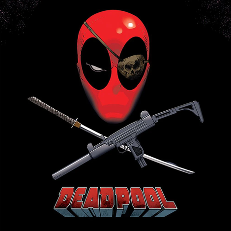 Marvel Deadpool (Eye Patch) Canvas 40 x 40cm - DC95638