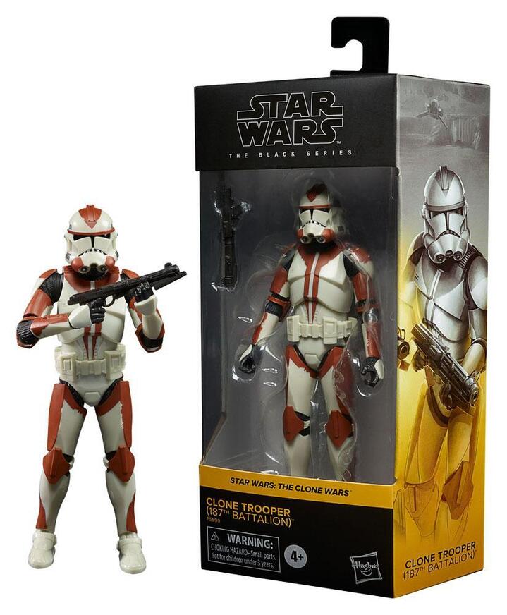 Star Wars: The Clone Wars Black Series Action Figure Clone Trooper (187th Battalion) 15 cm - F5599