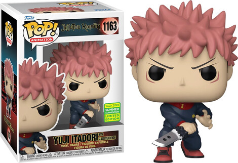 Funko Pop! Animation: Jujutsu Kaisen – Itadori with Slaughter Demon (Metallic) (Convention Special Edition) #1163 Vinyl Figure