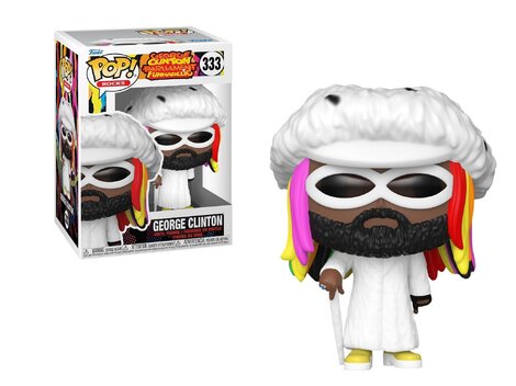 Funko POP! Rocks: George Clinton Parliament Funkadelic - George Clinton #333 Figure