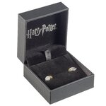 Harry Potter: Sterling Silver Golden Snitch Stud Earrings - SE0004