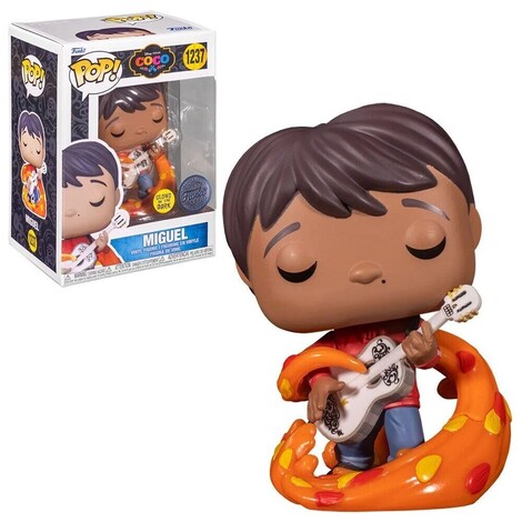 Funko POP!  Disney: Coco- Miguel w/guitar(GITD)(Exclusive) #1237