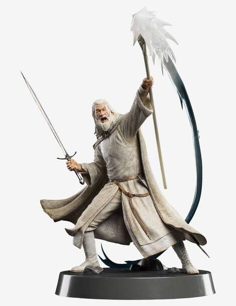 The Lord of the Rings Figures of Fandom PVC Statue Gandalf the White 23 cm - WETA865203124