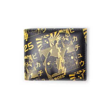 Pokémon Bifold Wallet Pikachu Manga (black&yellow) - MW116834POK