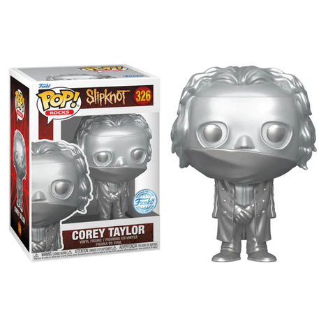 Funko POP! Slipknot - Corey Taylor (Platinum) #326 (Exclusive) Figure