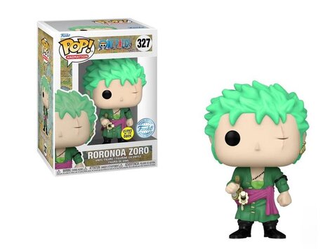 Funko POP! One Piece - Roronoa Zoro (GITD) #327 (Exclusive) Figure