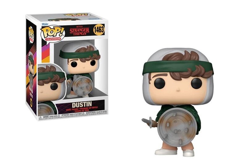 Funko POP! Stranger Things - Hunter Dustin (with Shield) #1463 Figure