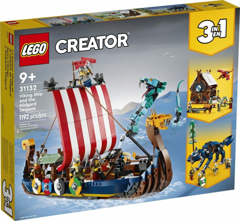 LEGO Creator Viking Ship & The Midgard Serpent - 31132