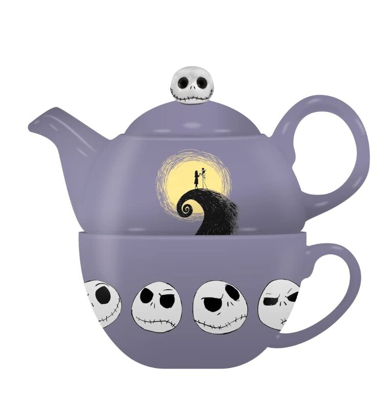 The Nightmare Before Christmas: Jack Skellington Teapot and Mug set 300 ml (purple) - TFOR1DC01