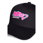 Hatsune Miku Curved Bill Cap Logo (black) - BA212447HMK