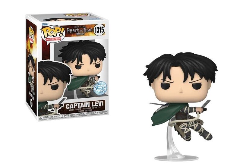 Funko POP! Attack on Titan - Captain Levi #1315 (Exclusive) Figure