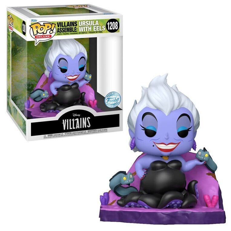 Funko POP! Deluxe: Disney Villains Assemble - Ursula with Eels #1208 (Exclusive) Figure