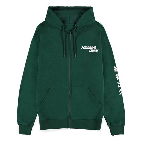 My Hero Academia - Deku - Men's Zipper Hoodie Green - HD147728MHA