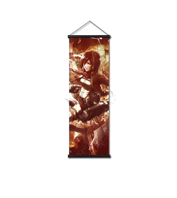 Attack on Titan Banner Poster Mikasa Ackerman 30x90cm - BAP34378