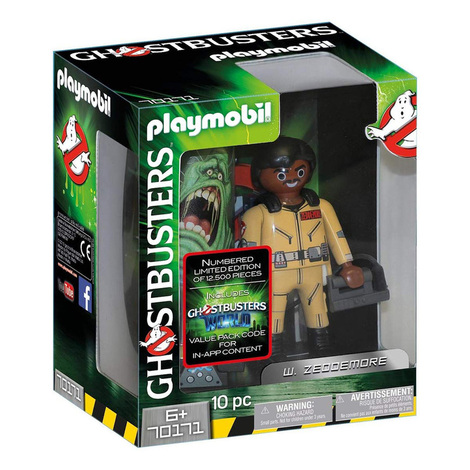 Playmobil Ghostbusters Συλλεκτική Φιγούρα Zeddemore - 70171